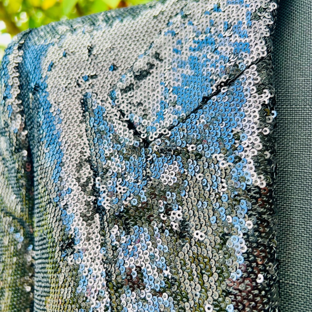 NEW WITH TAGS | UNCONDITIONAL BLACK SEQUIN BLAZER UNISEX (MENS MEDIUM) - Picture 10 of 16